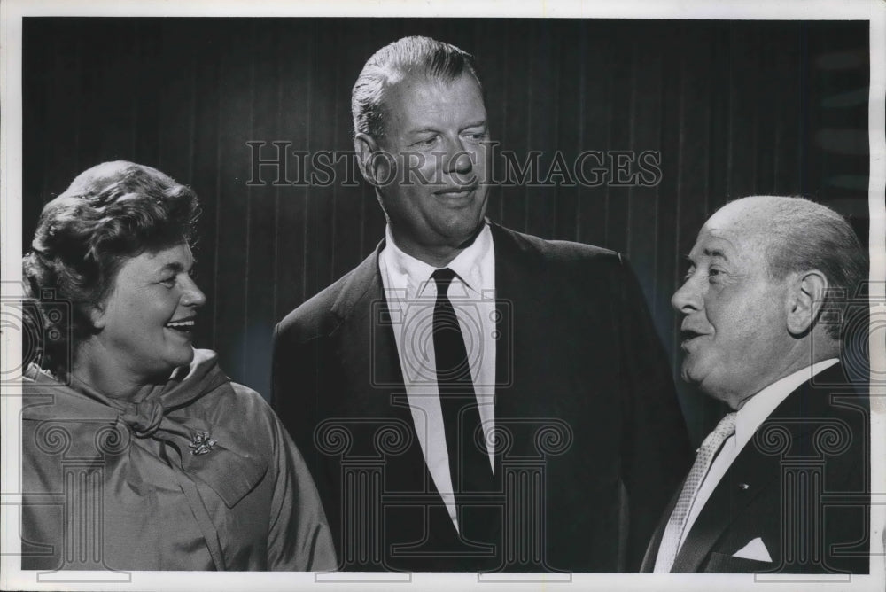 1964, Robert A Uihlein with Mr. &amp; Mrs. Eugene Ormandy - Historic Images