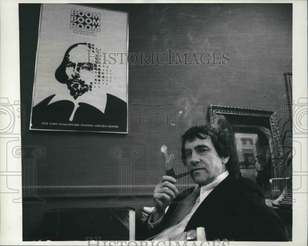 1974, Joseph Papp, producer of the New York Shakespeare Festival - Historic Images
