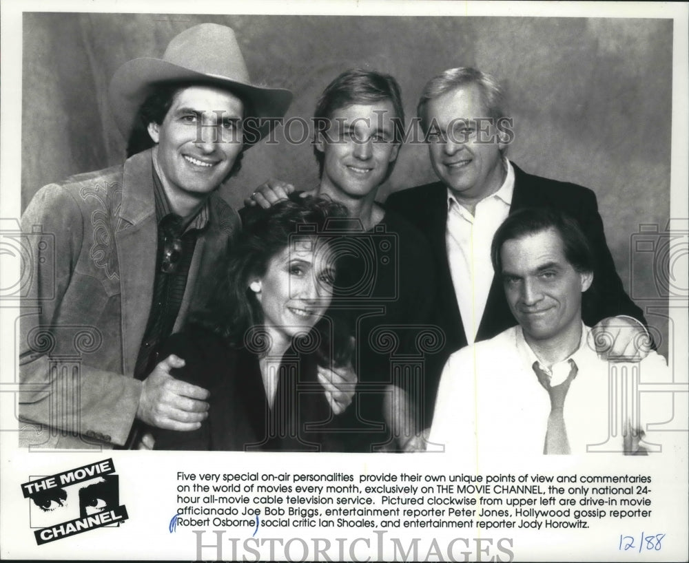 1988, The Movie Channel&#39;s five on-air personalities - mjp27493 - Historic Images