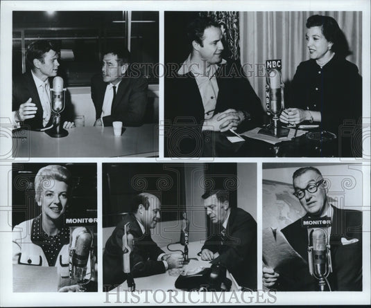 1955, "Monitor" radio interview program on NBC radio - Historic Images