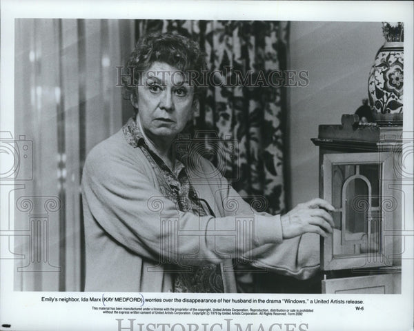 1979 Press Photo Actress Kay Medford in 