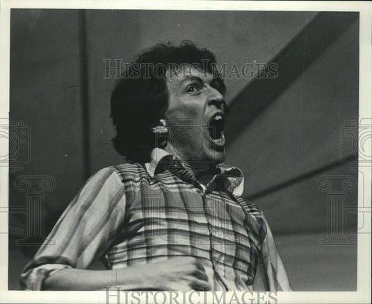 1985, Performance artist, Michael Pepps, Marquette University - Historic Images