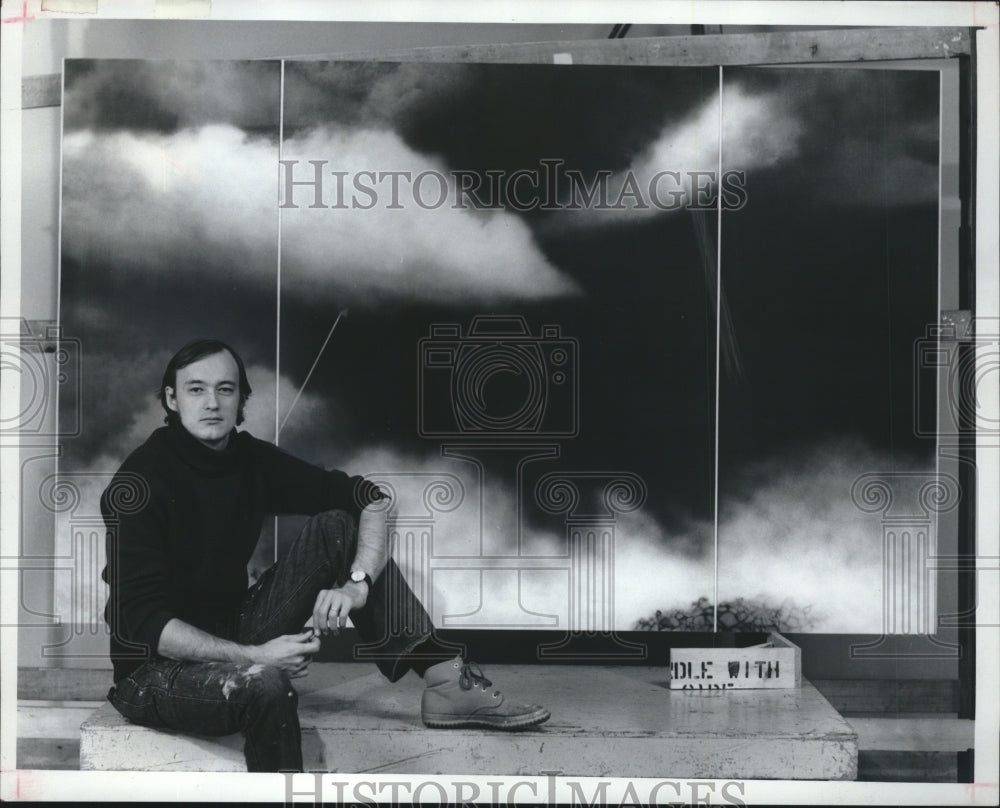 1974, Artist, William Peckenpaugh, III, Spectrum Marker art Milwaukee - Historic Images