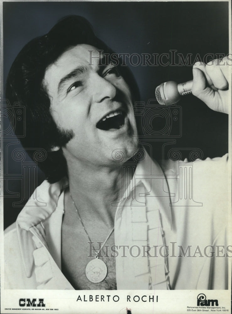 1976, Alberto Rochi, singer - mjp27685 - Historic Images