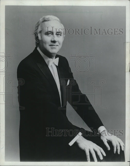 1974 Press Photo Leonard Pennario Performs With Milwaukee Orchestra At The PAC - Historic Images