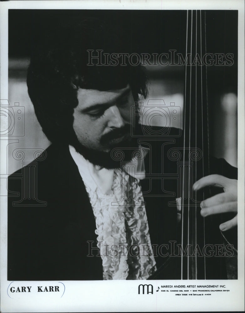 1975, Musician, Gary Karr - Historic Images