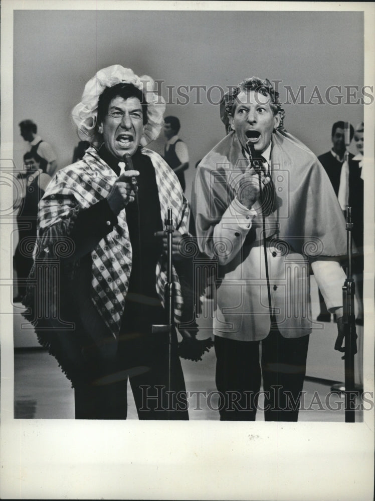 1964, Danny Kaye &amp; Jose Ferrer in &quot;Rockin&#39; Red Riding Hood&quot; musical - Historic Images