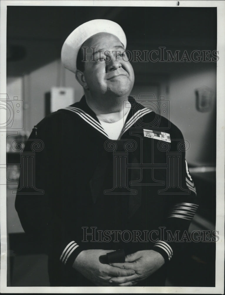1963, Seaman Mason played by Stubby Kaye in "Ensign O'Toole" - Historic Images