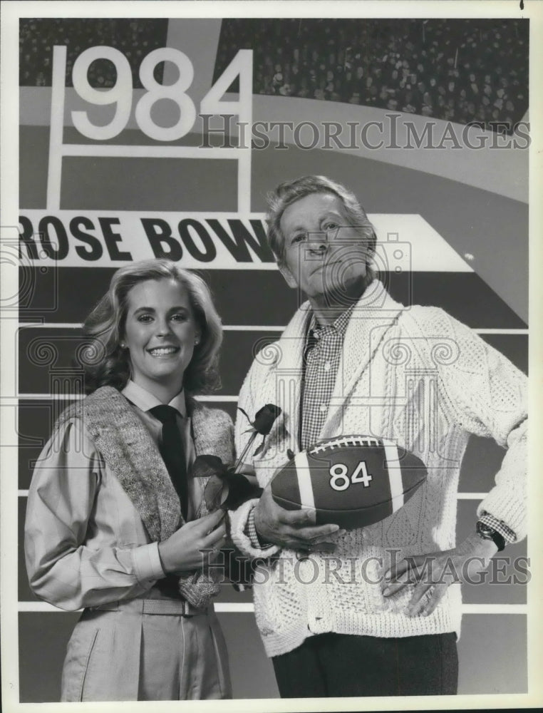 1983 Press Photo Danny Kaye, Grand Marshal of Tournament of Roses parade &amp; other - Historic Images
