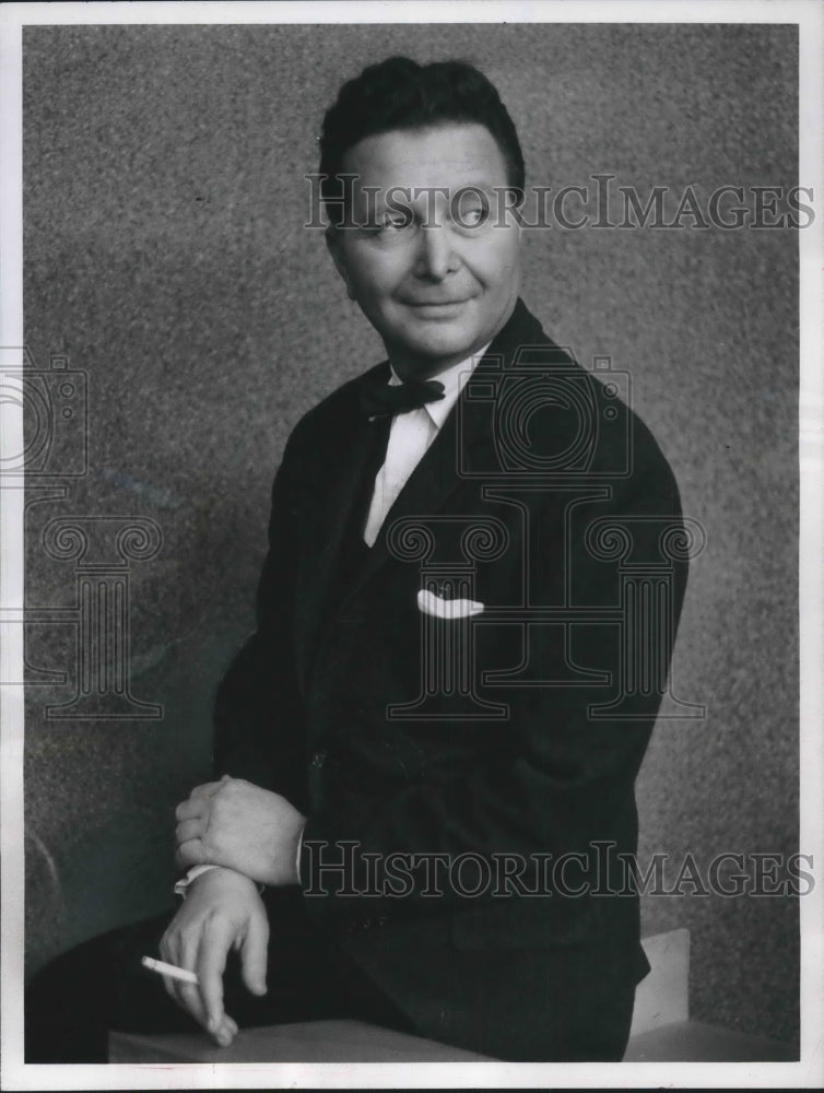 1964, Henry Morgan, TV game show panelist on &quot;I&#39;ve Got a Secret&quot; - Historic Images
