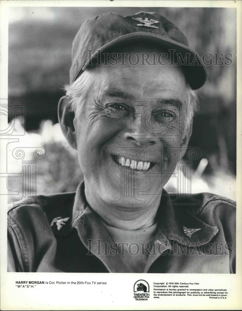 1979, Harry Morgan as Colonel Potter in M*A*S*H from 20th Century Fox - Historic Images