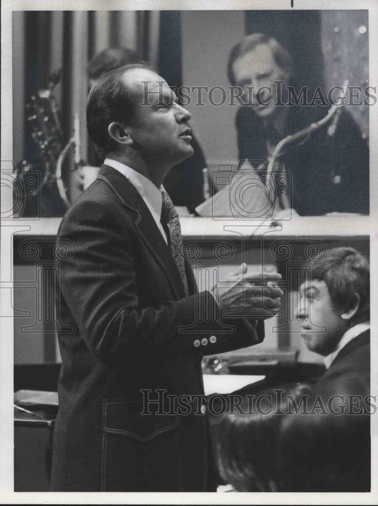 1978 Press Photo Tommy Newsom of "The Tonight Show Starring Johnny Carson" - Historic Images