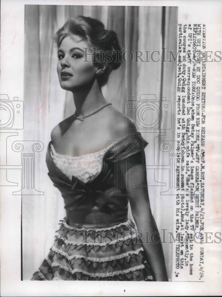 1964, Actress Betsy Palmer - Historic Images