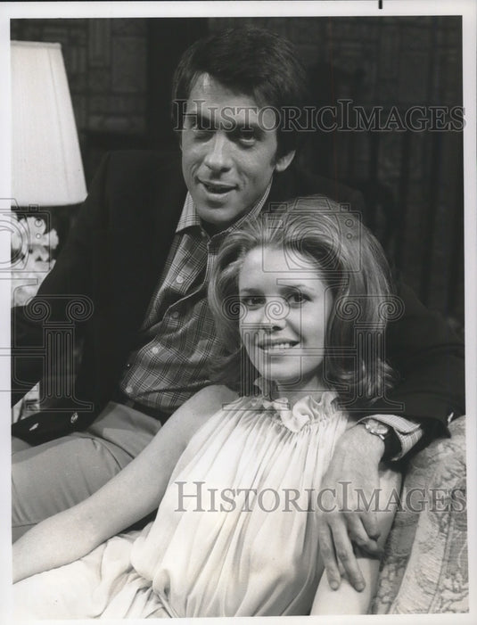 1974, Barry Jenner & Fawne Harriman star in "Somerset" on NBC-TV - Historic Images