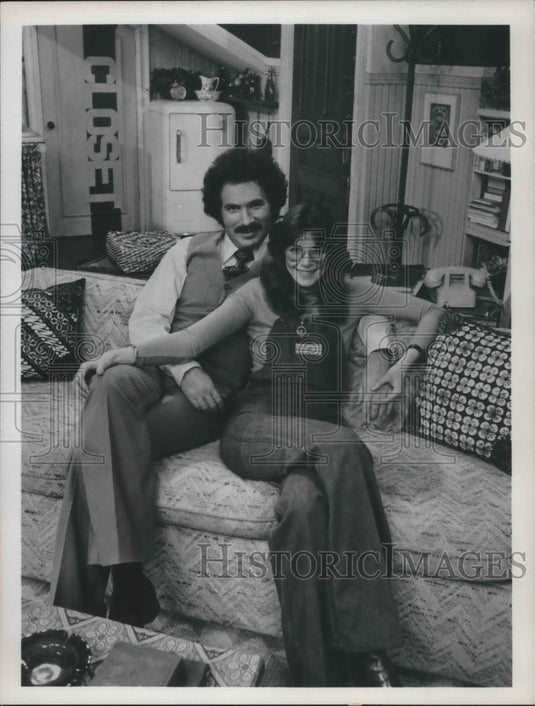 1978 Press Photo Gabriel Kaplan & Marcia Stassman In "Welcome Back, Kotter" - Historic Images