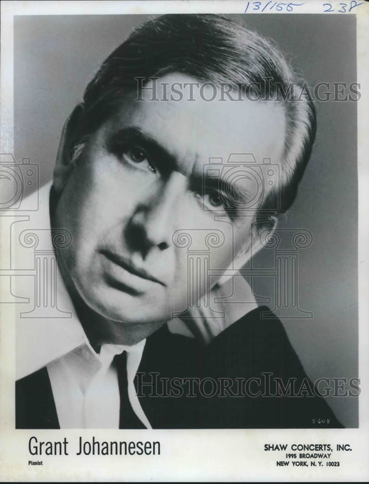 1971, Grant Johannesen, professional singer, pianist, United States. - Historic Images
