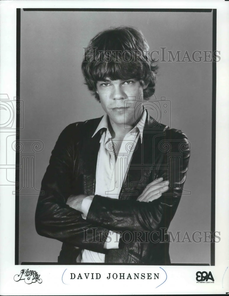 1981 Press Photo David Johansen, singer - mjp28352 - Historic Images