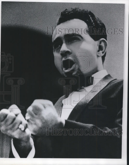 1971, Henri Noel, singer - Historic Images