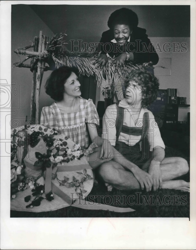 1976, Mary Keepers And Others Rehearse Scene From &#39;The Apple Tree&#39; - Historic Images