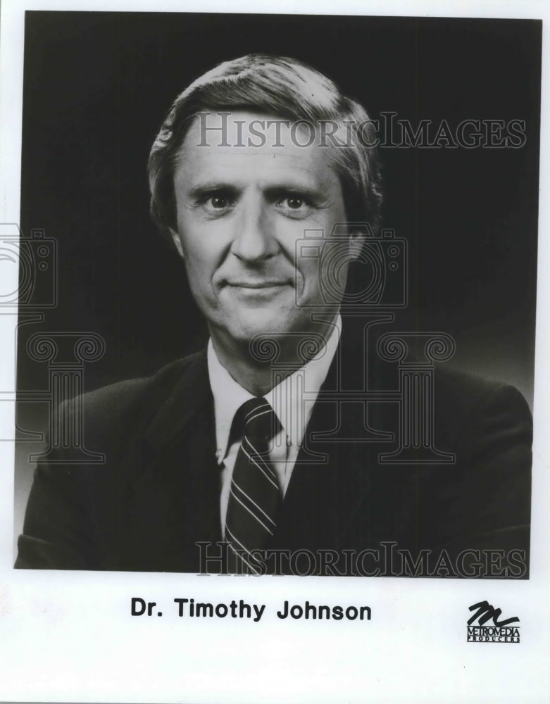 1984 Press Photo Dr. Timothy Johnson, TV health informer - mjp28488 - Historic Images