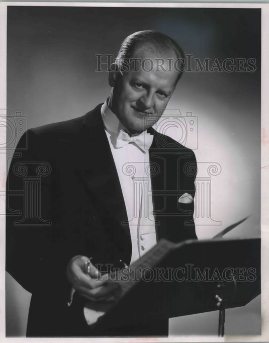 1954, Thor Johnson Of Temple Emanu-El And Fish Creek Concerts - Historic Images