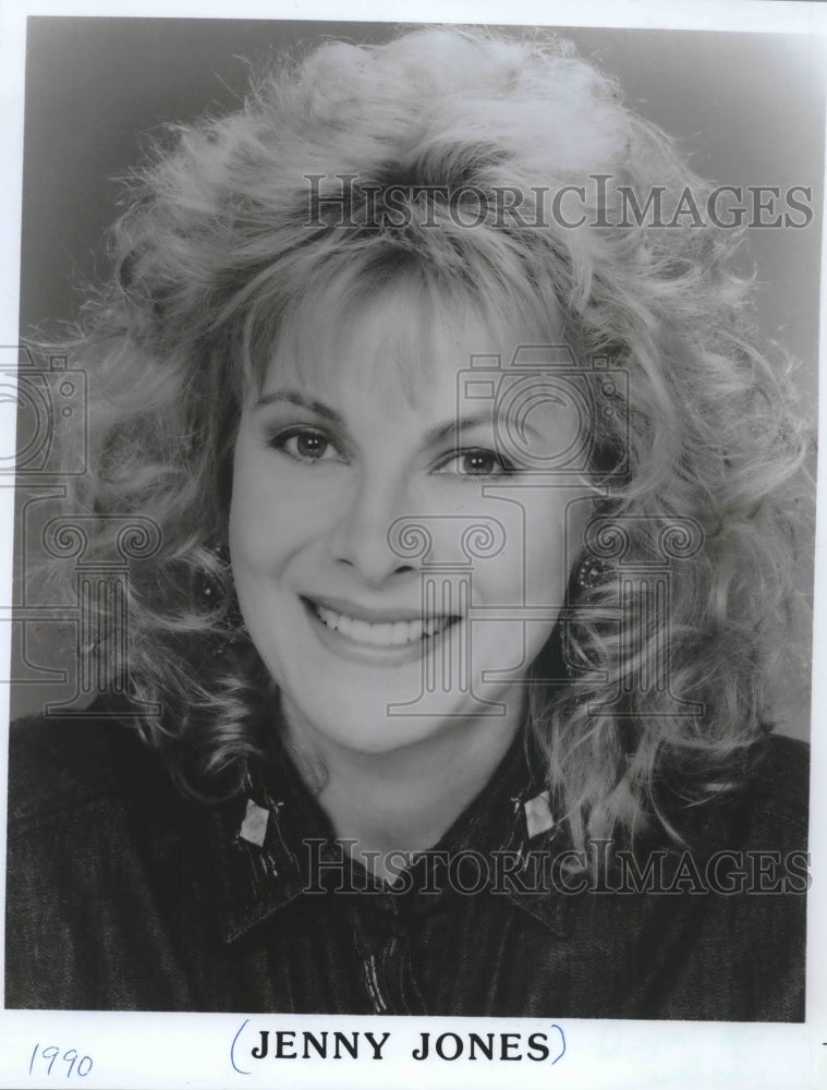 1990 Press Photo Entertainer Jenny Jones - mjp28497 - Historic Images