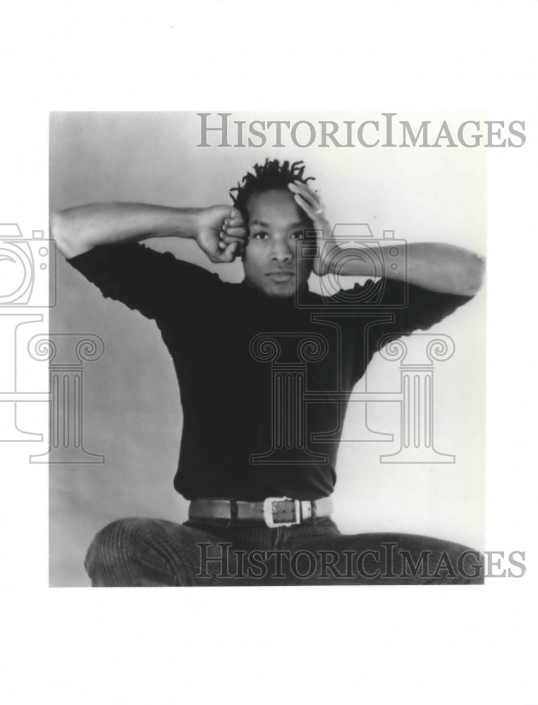 1993 Press Photo Dancer Bill T. Jones At Midwest Arts Conference In Milwaukee - Historic Images