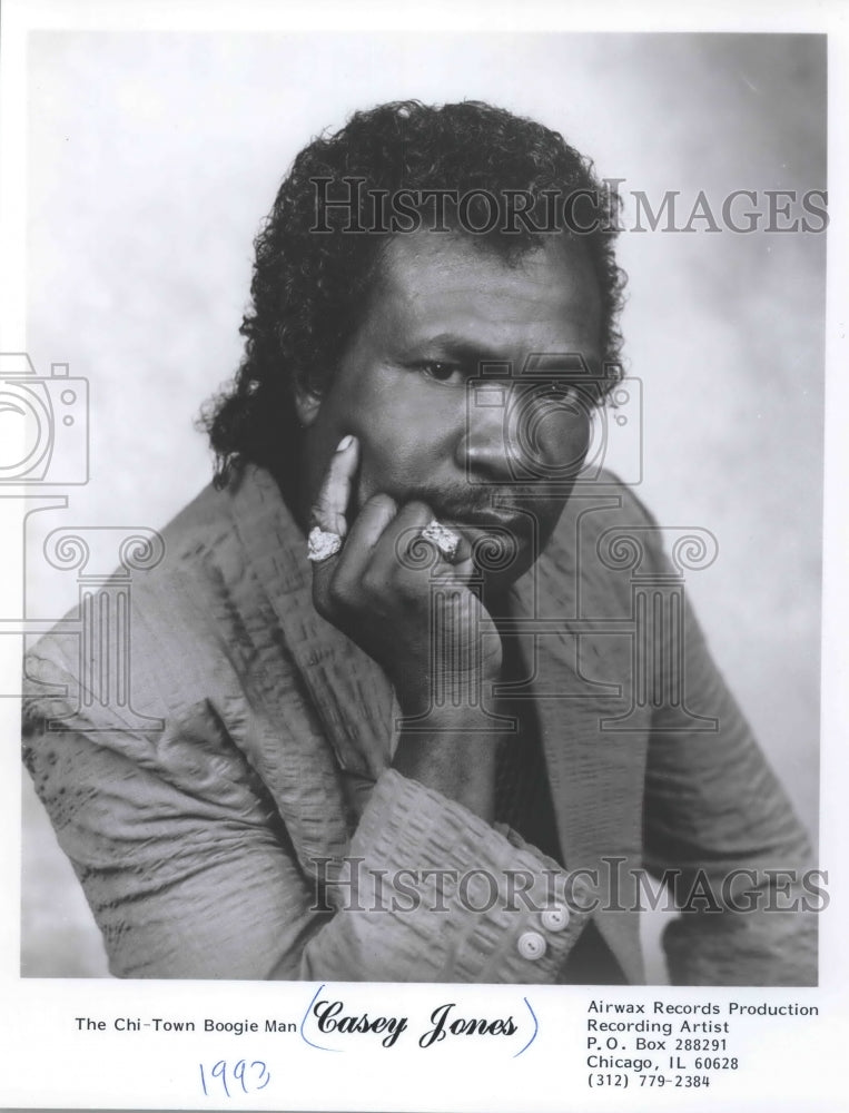 1993 Press Photo The Chi-Town Boogie Man Casey Jones - mjp28533 - Historic Images