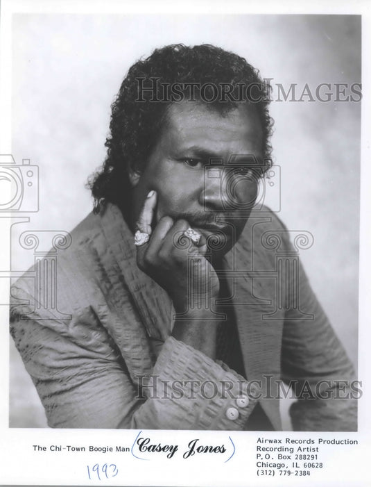 1993 Press Photo The Chi-Town Boogie Man Casey Jones - mjp28533 - Historic Images