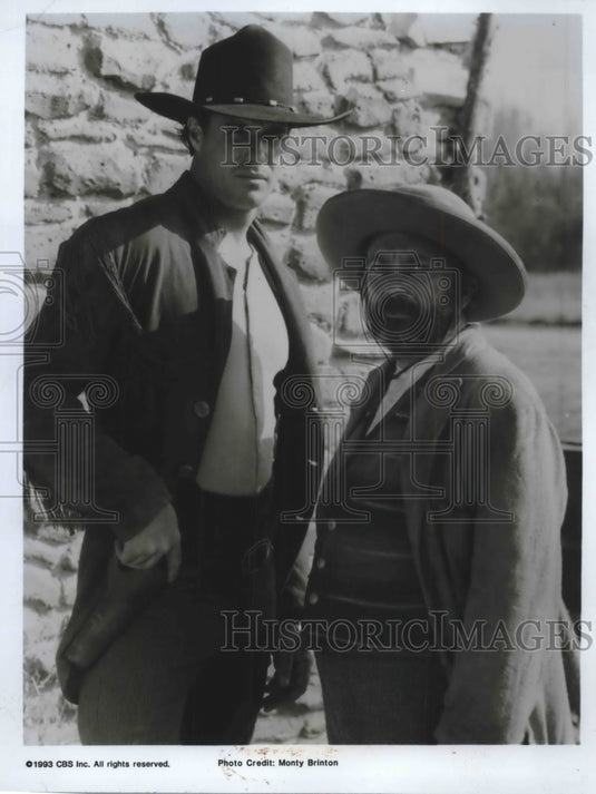 1993 Press Photo Brad Johnson In 'Ned Blessing: The Story Of My Life And Times' - Historic Images