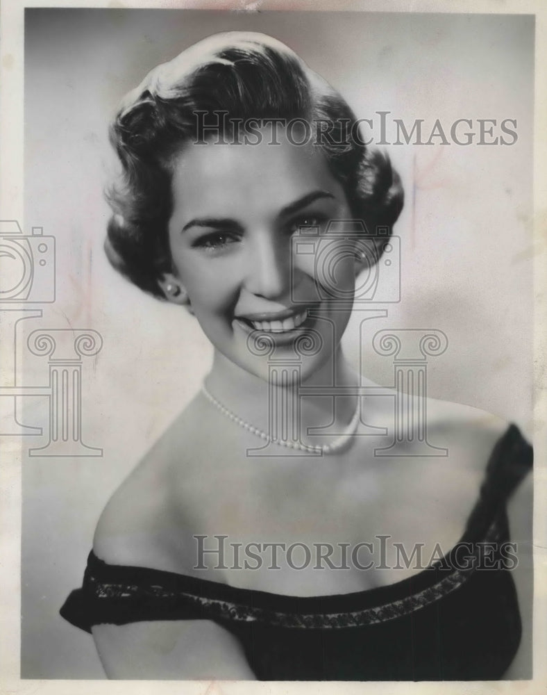 1957 Press Photo Betty Johnson - Historic Images