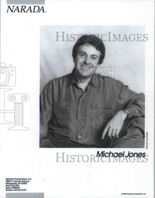 1990, Pianist Michael Jones Performs At Broadway Theatre Company - Historic Images