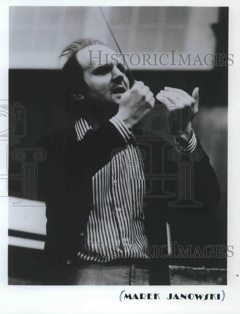 1982 Press Photo Conductor Marek Janowski - mjp28596-Historic Images