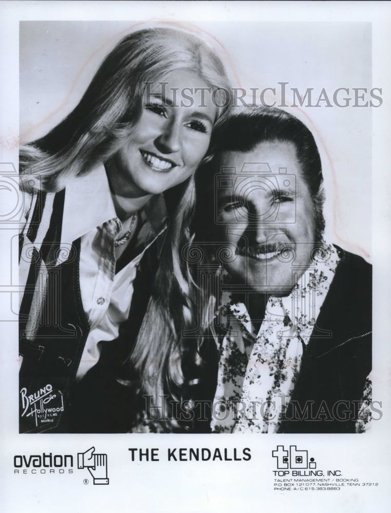 1979 Press Photo Royce and Jeannie Kendall to play country music concert - Historic Images