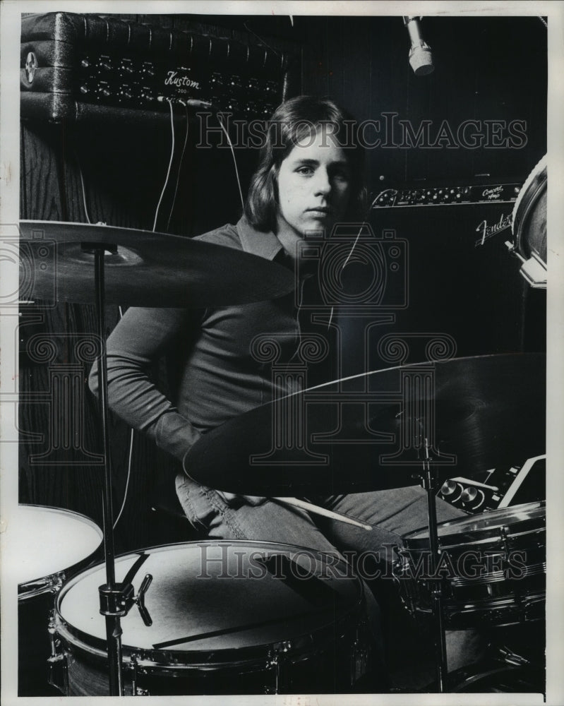 1976 Press Photo Paul Redman, September, member of jazz group, Milwaukee - Historic Images