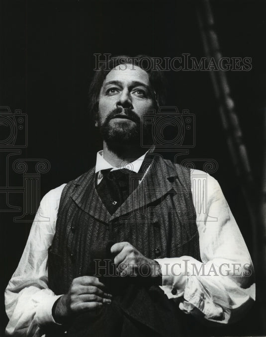 1974, Christopher Plummer acts in "The Good Doctor" play - Historic Images