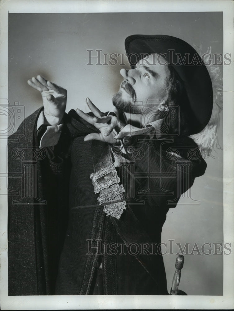 1962 Press Photo Christopher Plummer acts in &quot;Cyrano de Bergerac&quot;- Historic Images