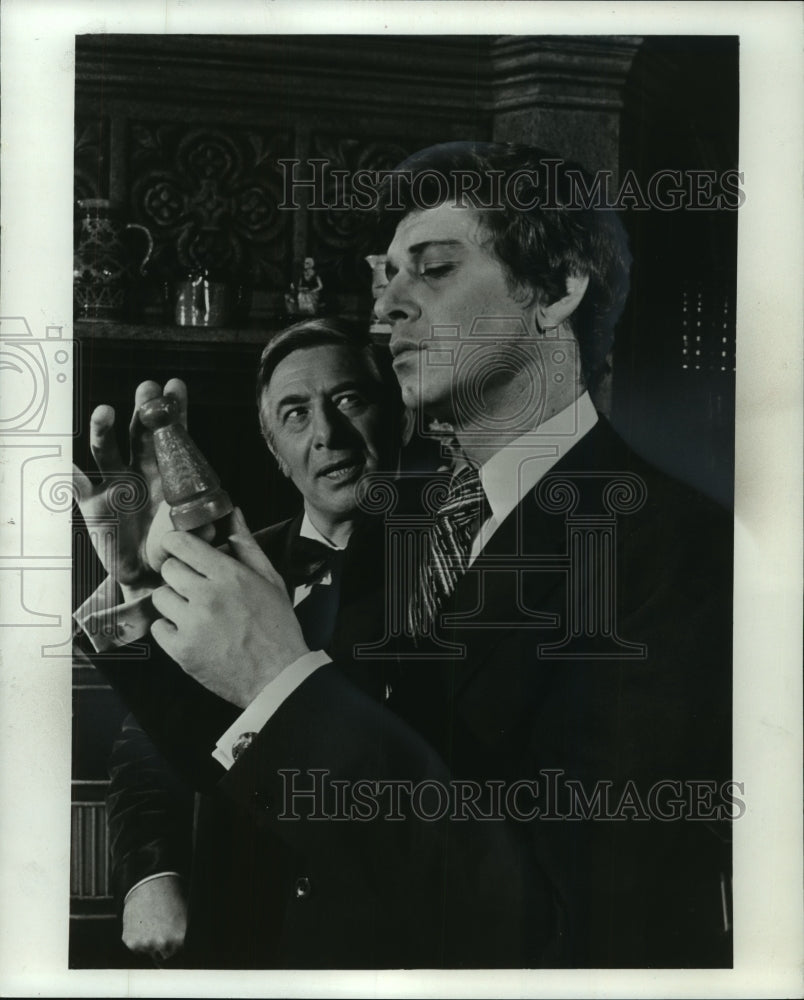 1972, Paul Rogers and Brian Murray from broadway show &quot;Sleuth&quot; - Historic Images