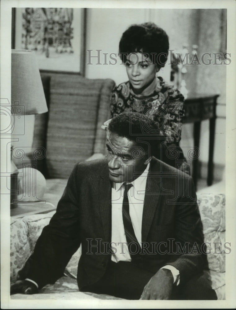 1968, Percy Rodriguez and Ruby Dee in the ABC series Peyton Place - Historic Images