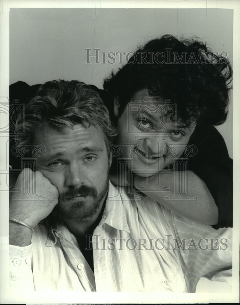 1990, John Schneider and Paul Rodriguez star in &quot;Grand Slam&quot; on CBS - Historic Images