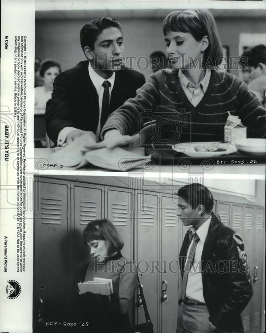 1982, Rosanna Arquette & Vincent Spano star in "Baby, It's You" - Historic Images
