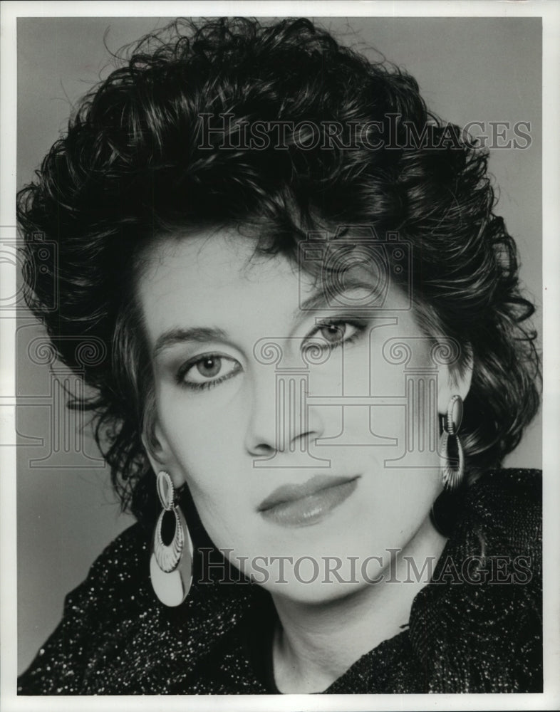 1989 Press Photo Kathleen Sonnentag, Mezzo Soprano, Milwaukee - mjp29019-Historic Images