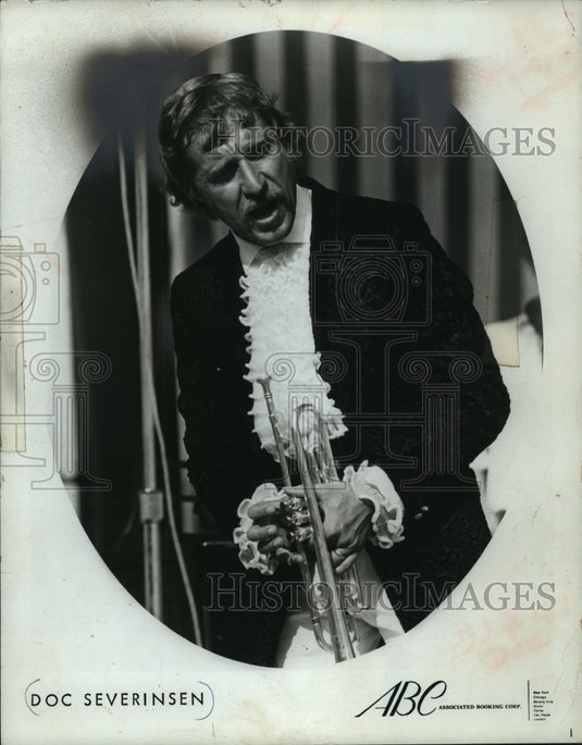 1971, Trumpeter & conductor, Doc Severinsen, to play at P.A.C concert - Historic Images