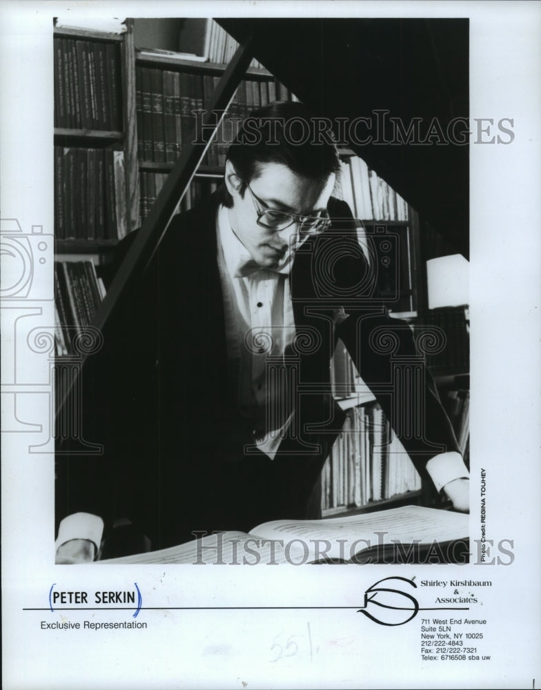 Press Photo Peter Serkin, pianist - Historic Images
