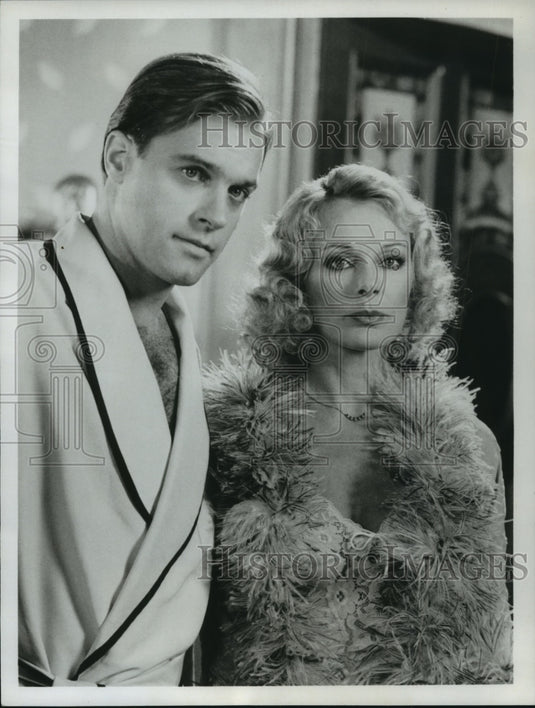 1982, Stephen Collins and Elke Sommer in "Inside the Third Reich." - Historic Images
