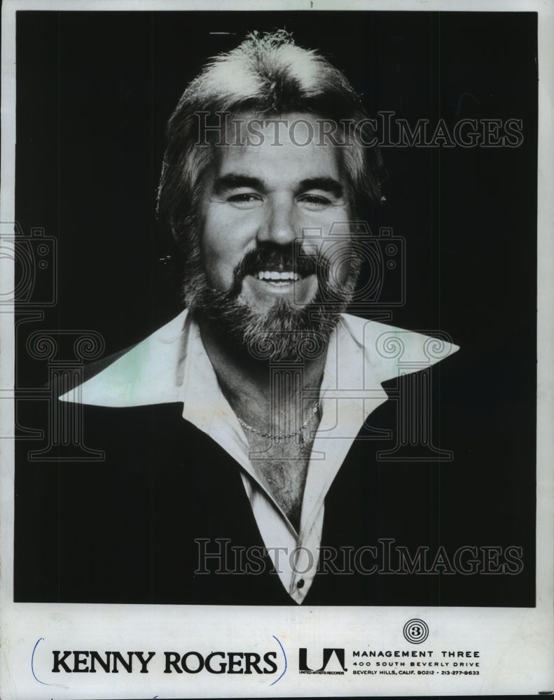 1978, Musician Kenny Rogers - mjp29261 - Historic Images