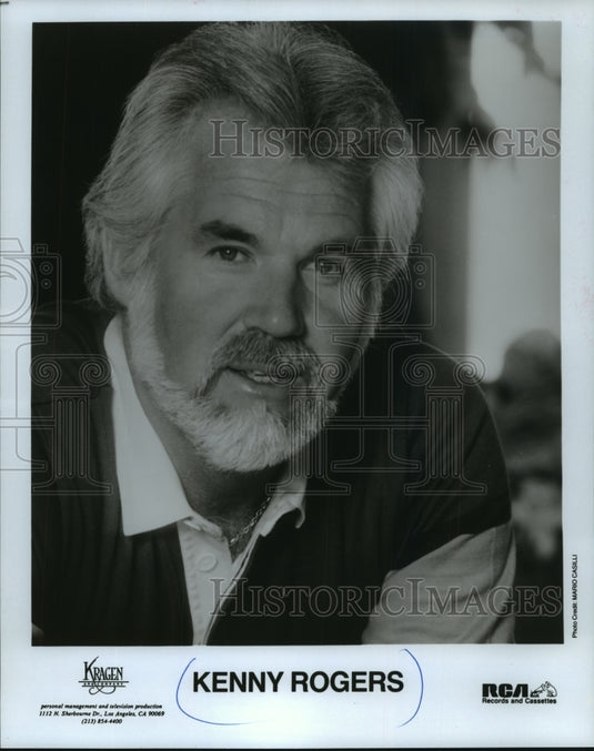 1985, Musician Kenny Rogers - mjp29272 - Historic Images