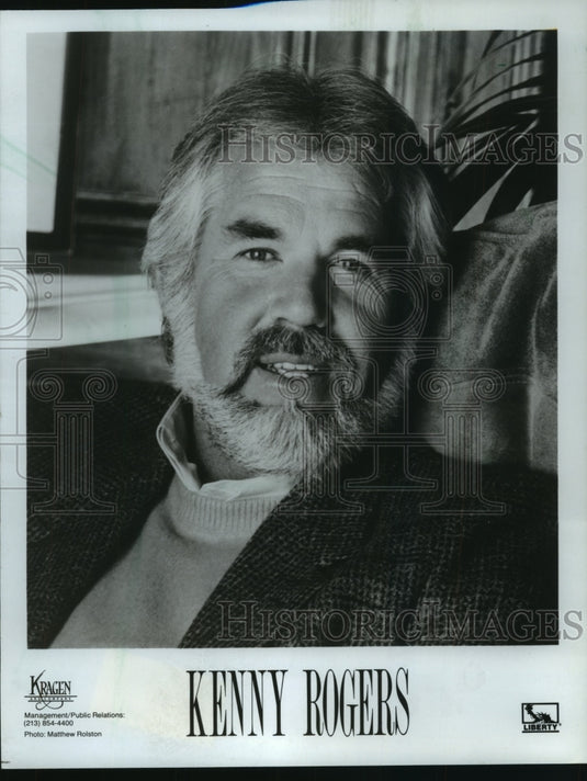 1985, Singer Kenny Rogers - mjp29280 - Historic Images