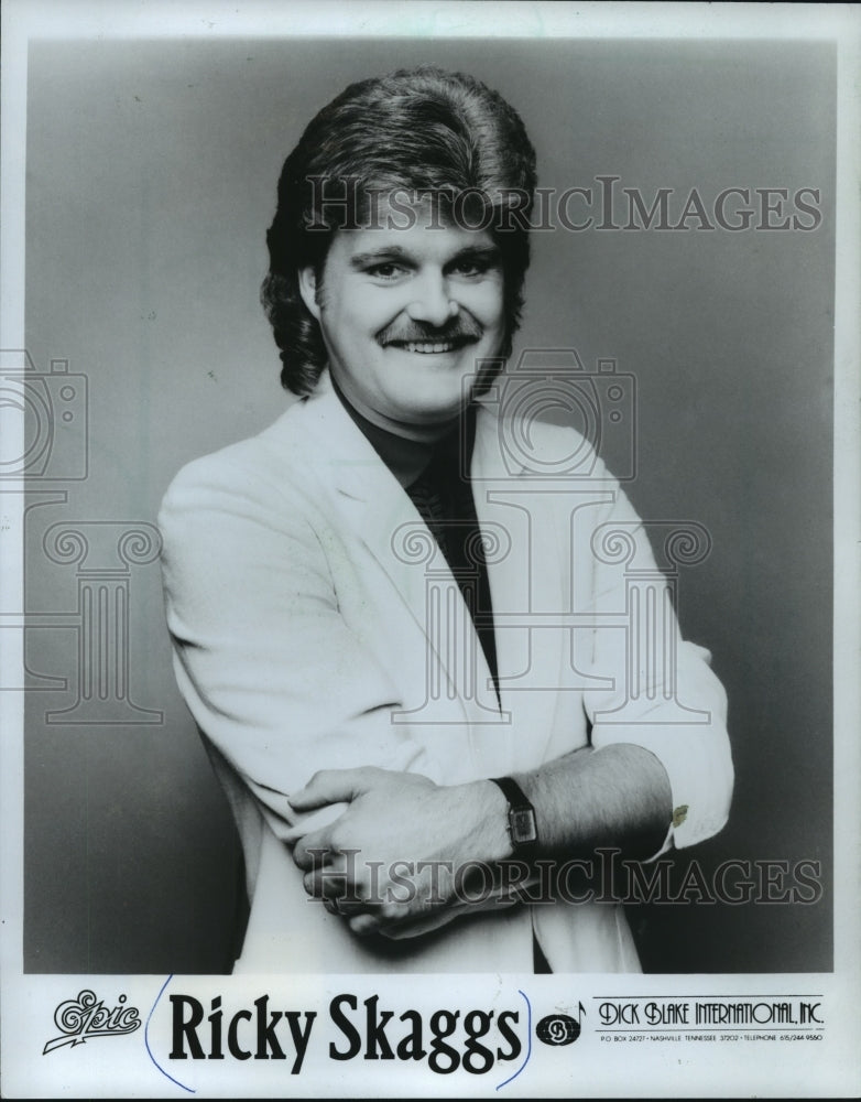 1984 Press Photo Singer Ricky Skaggs - mjp29334 - Historic Images