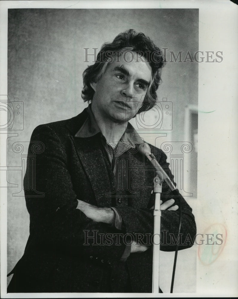 1979 Press Photo Conductor Kenneth Schermerhorn at Jewish Community Center-Historic Images